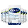 imageCETAPHIL Gentle Cleansing Bar 45 oz Bar Pack of 3 Nourishing Cleansing Bar For Dry Sensitive Skin NonComedogenic NonIrritating For Sensitive SkinUnscented