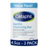 imageCETAPHIL Gentle Cleansing Bar 45 oz Bar Pack of 3 Nourishing Cleansing Bar For Dry Sensitive Skin NonComedogenic NonIrritating For Sensitive SkinUnscented
