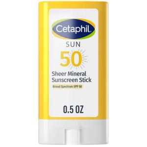 imageCETAPHIL Sheer Mineral Sunscreen Lotion for Face ampamp Body 3 fl oz 100 Mineral UVAUVB Filters Zinc Oxide ampamp Titanium Dioxide Broad Spectrum SPF 30 For Sensitive SkinSPF 50 Stick