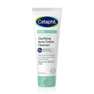imageCetaphil Acne Face Wash Gentle Clear Clarifying Acne Cream Cleanser with 2 Salicylic Acid Deep Cleans ampamp Treats Acne Prone Skin Skin Care for Sensitive Skin 42ozNEW  42oz