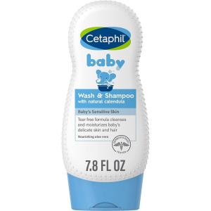 imageCetaphil Baby Wash ampamp Shampoo 135oz Pack of 2 Hypoallergenic Gentle Enough for Everyday Use Soap FreeNEW 78oz  Wash  Shampoo