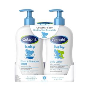 imageCetaphil Baby Wash ampamp Shampoo 135oz Pack of 2 Hypoallergenic Gentle Enough for Everyday Use Soap FreeNEW Head to Toe Kit